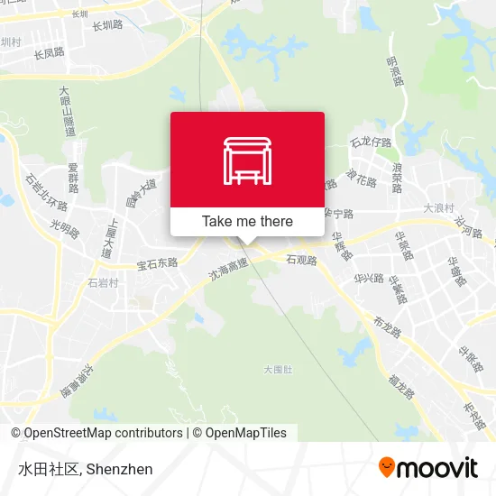水田社区 map