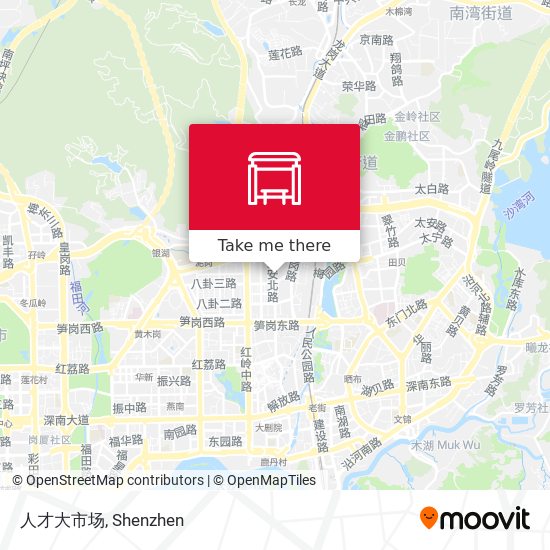 人才大市场 map