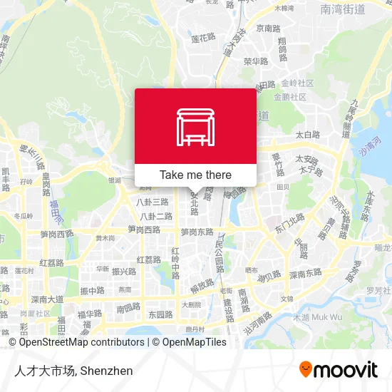 人才大市场 map