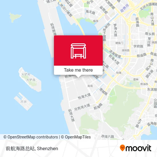 前航海路总站 map
