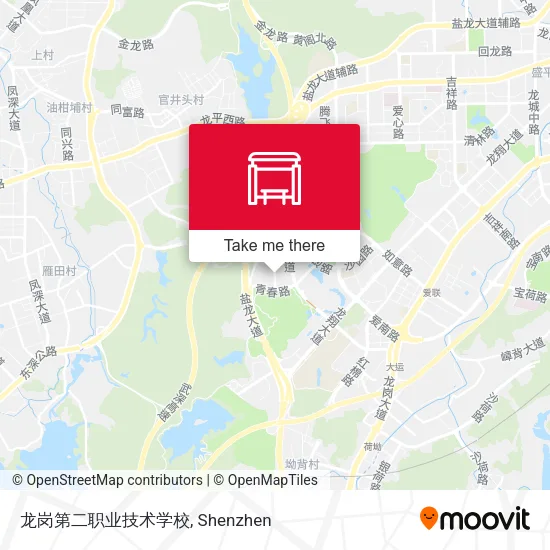 龙岗第二职业技术学校 map
