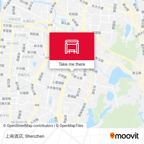 上南酒店 map
