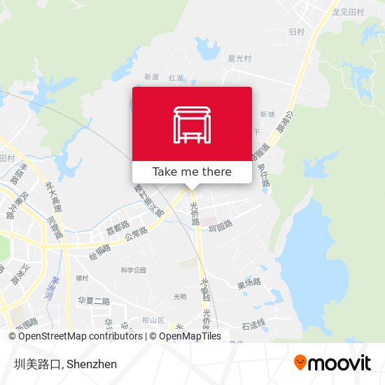 圳美路口 map