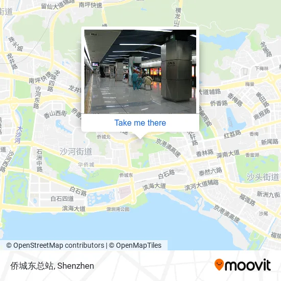 侨城东总站 map