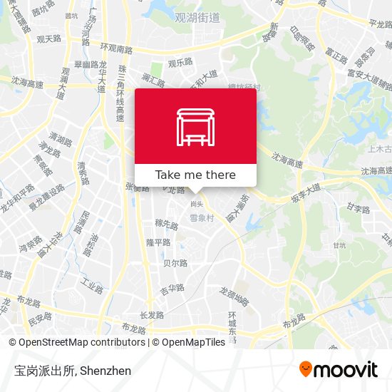 宝岗派出所 map
