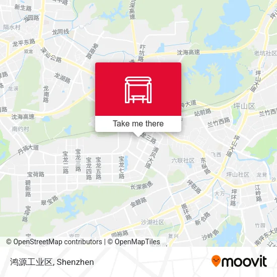 鸿源工业区 map