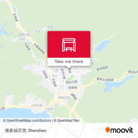 惠家福百货 map