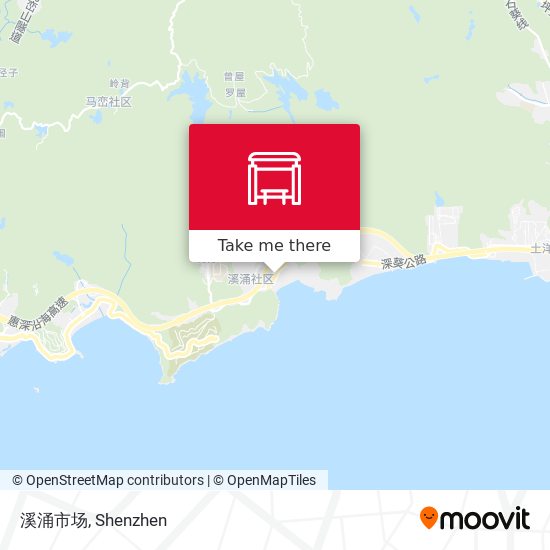 溪涌市场 map