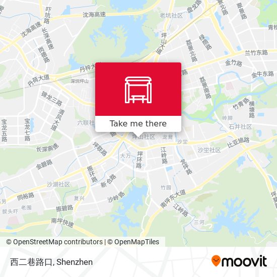 西二巷路口 map