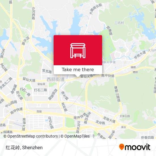 红花岭 map