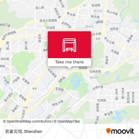 君豪宾馆 map