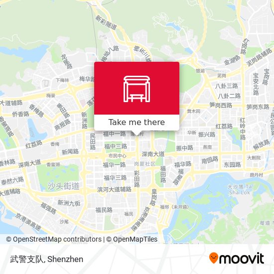 武警支队 map