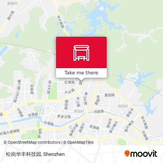 How To Get To 松岗华丰科技园in 松岗镇by Bus Or Metro