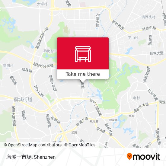 庙溪一市场 map