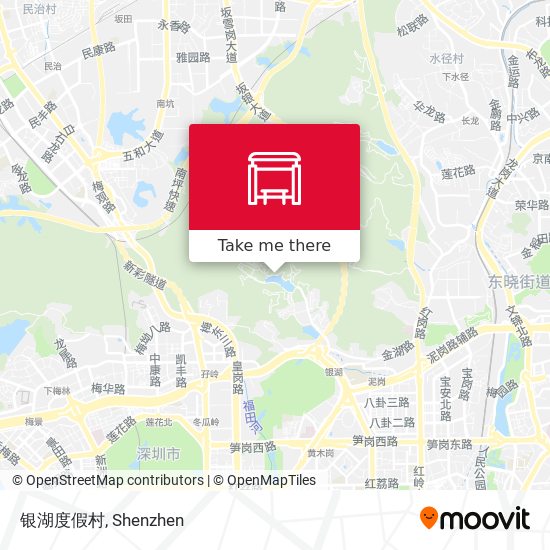 银湖度假村 map