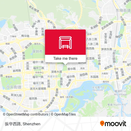 振华西路 map