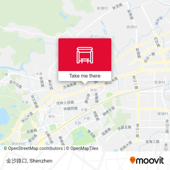 金沙路口 map