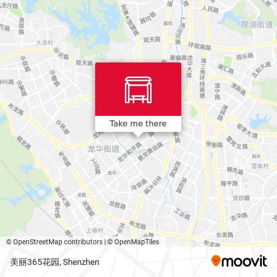 美丽365花园 map