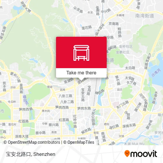 宝安北路口 map