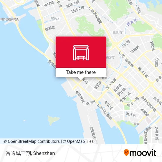 富通城三期 map