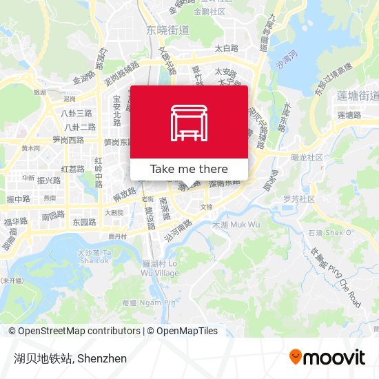 湖贝地铁站 map
