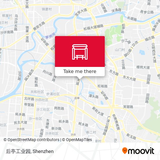 后亭工业园 map