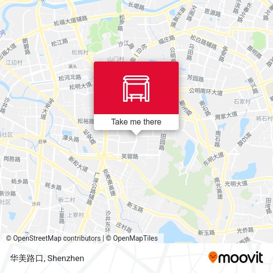 华美路口 map