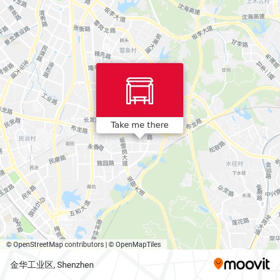 金华工业区 map