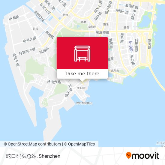 蛇口码头总站 map