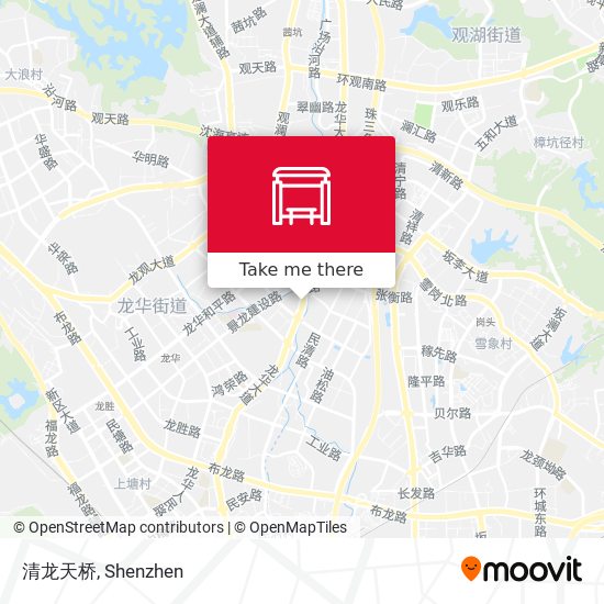 清龙天桥 map