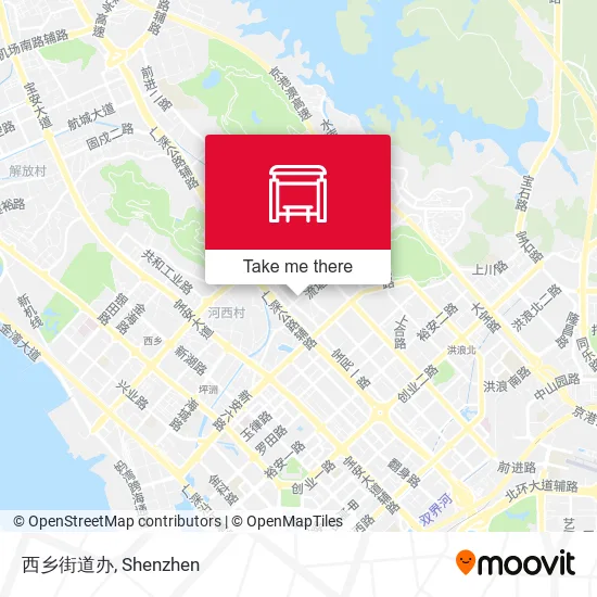 西乡街道办 map
