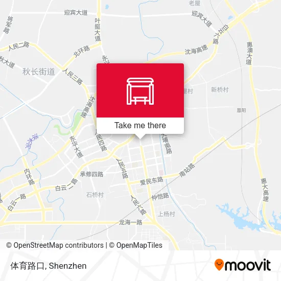 体育路口 map
