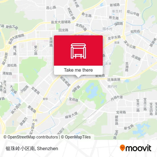 银珠岭小区南 map