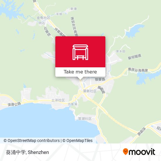 葵涌中学 map