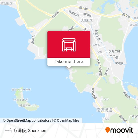 干部疗养院 map