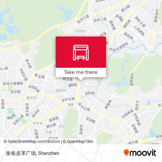 集银皮革广场 map