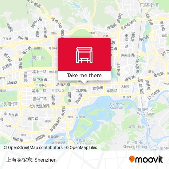 上海宾馆东 map