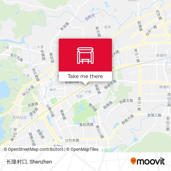 长隆村口 map