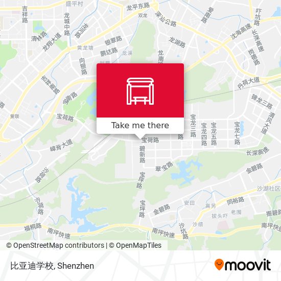 比亚迪学校 map