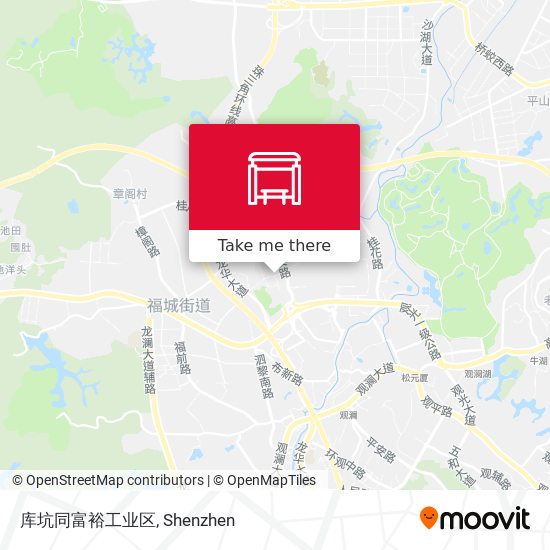 库坑同富裕工业区 map