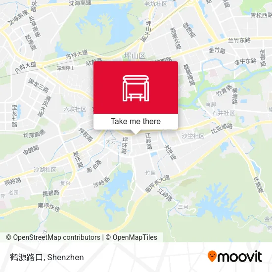 鹤源路口 map