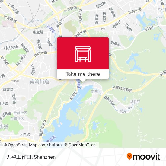 大望工作口 map