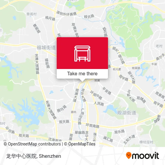 龙华中心医院 map