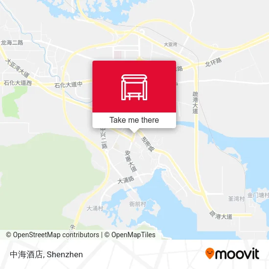 中海酒店 map