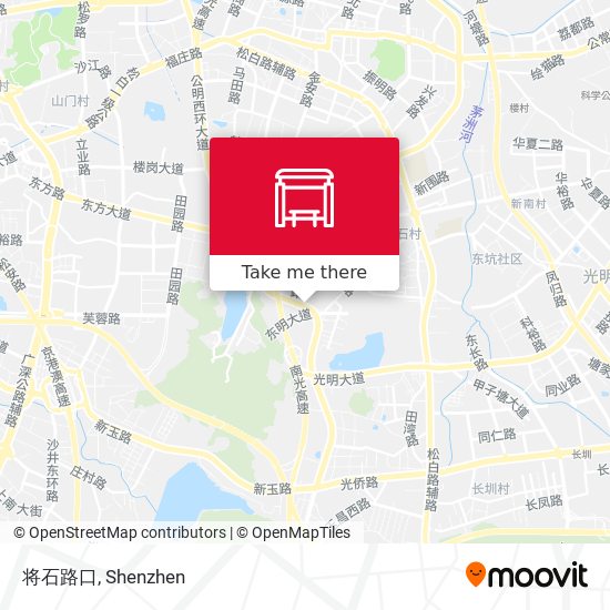 将石路口 map