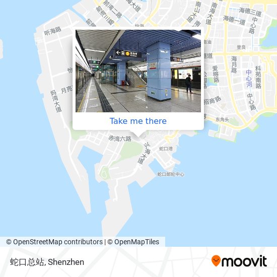 蛇口总站 map