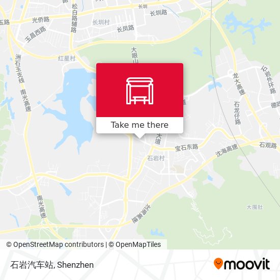 石岩汽车站 map