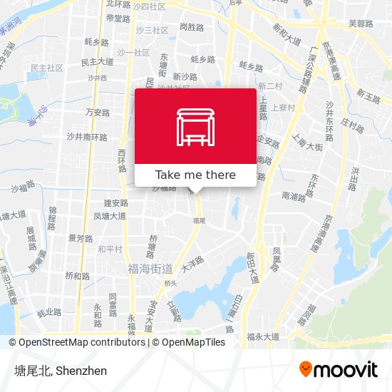 塘尾北 map
