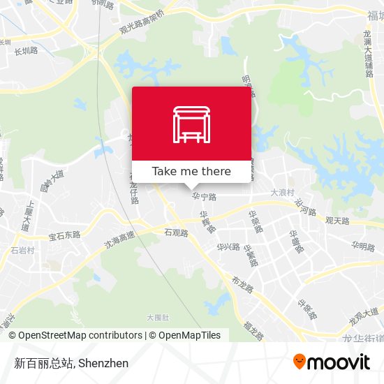 新百丽总站 map