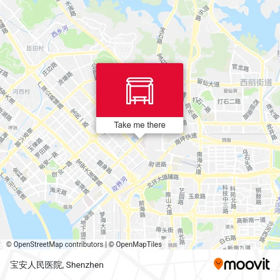 宝安人民医院 map